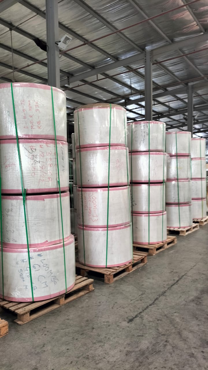 Material rolls storage